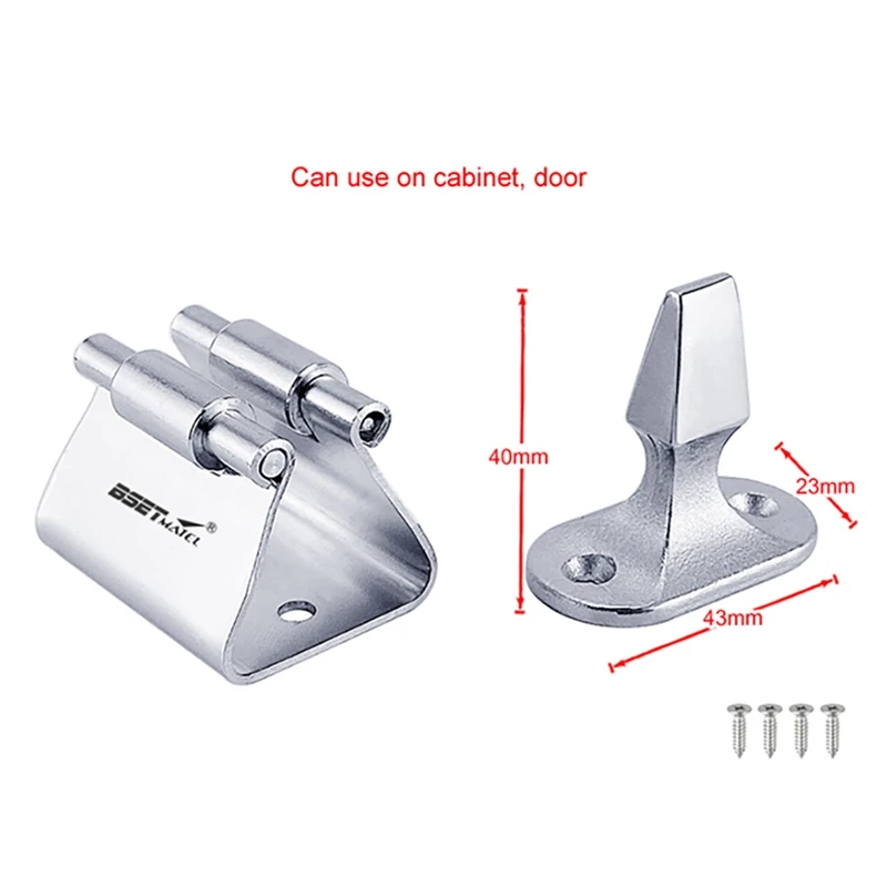 

BSET MATEL Stainless Steel 316 Door Holder Door Lock Latch Hatch Bolt Hold Down Clamp Marine Hardware Yacht Accessories