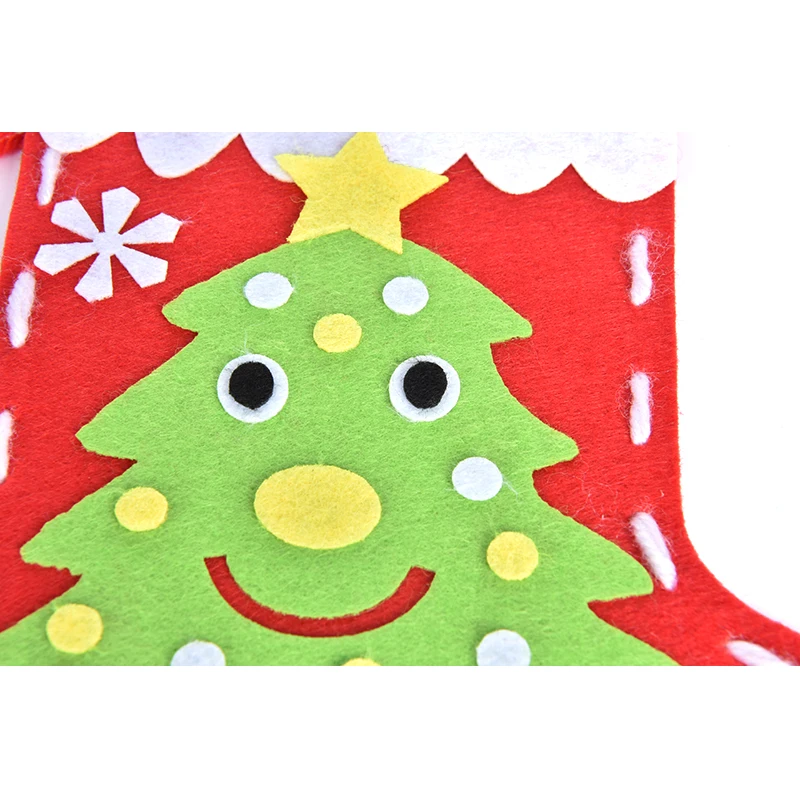 Детский сад ручной работы diy рождественские чулки украшения материал сумка