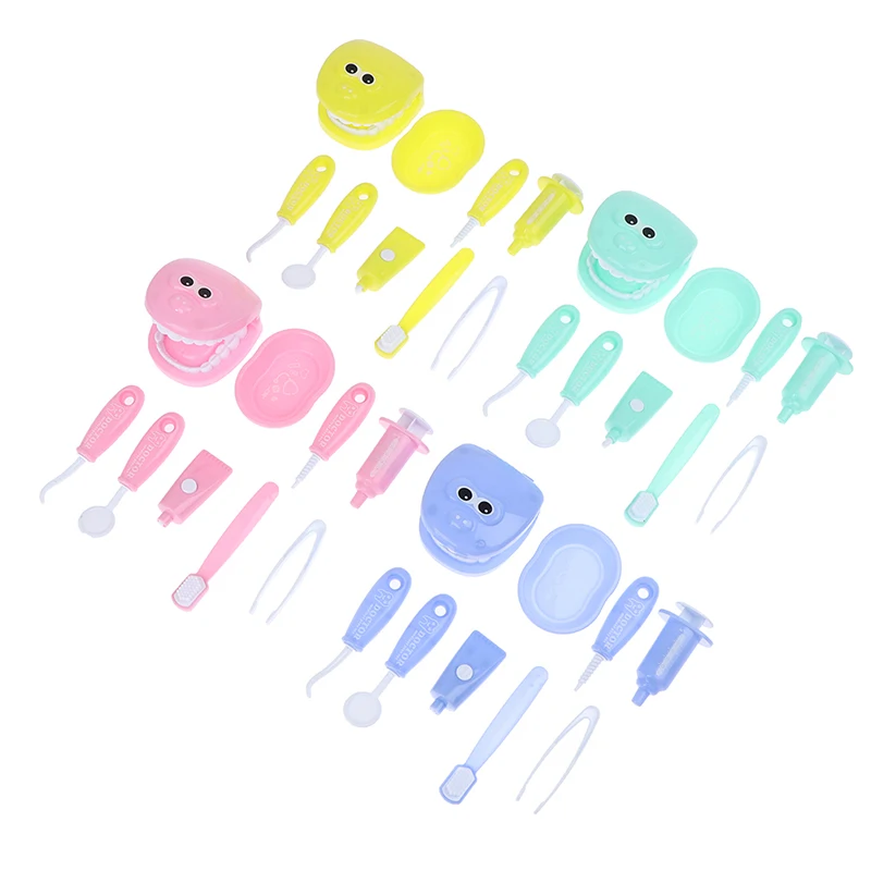 

Ролевые игры моделирование Learing игрушки 9 шт. Детские ролевые игры игрушка стоматолог проверить модель зубов комплект медицинский комплект ...