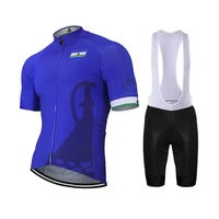lesotho 2022 new summer blue cycling jersey bike road mountain race tops cycling set bib shorts 9d gel breathable customized