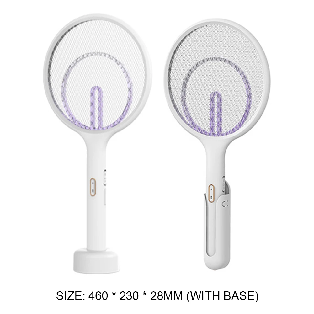 

Fly Mosquito Electric Swatter Handhelds House Racket Bugs Racket Insects Killers for Household Bedroom Protection