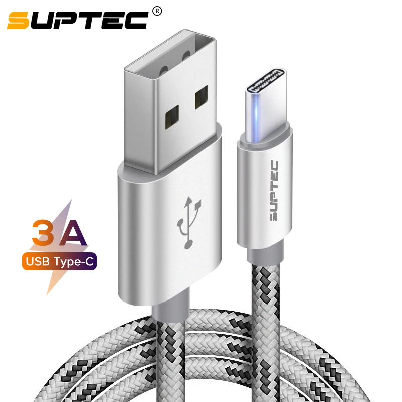 Кабель USB Type C SUPTEC 3 А кабель для быстрой зарядки 0 передачи данных Samsung S10 S9 Huawei P30 Xiaomi провод шнур C|Кабели