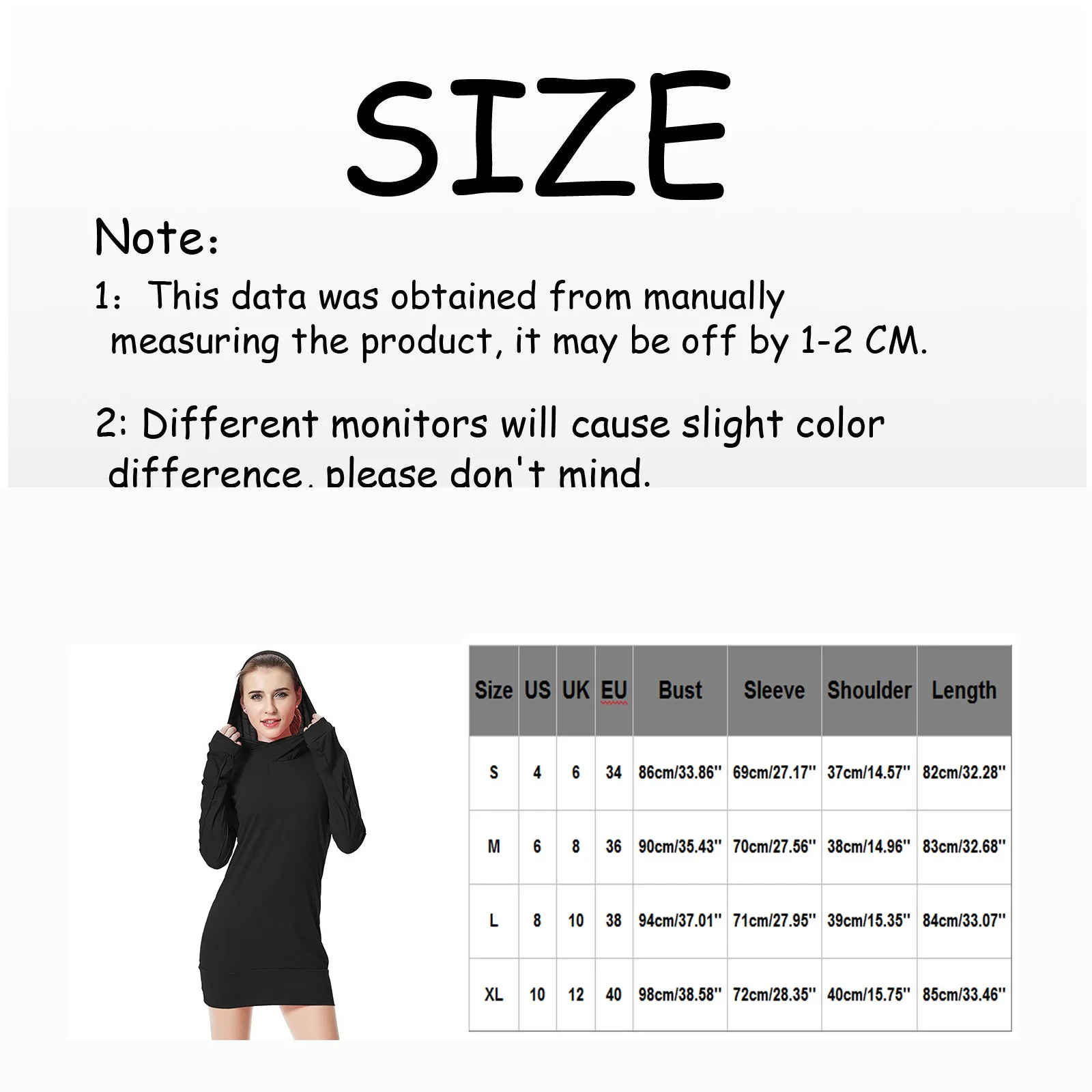 

Autumn Winter Warm Sweatshirt Long-sleeved Dress Woman Clothing Hooded Collar Pocket Simple Casual Lady Dress Vesdies Sweatshirt