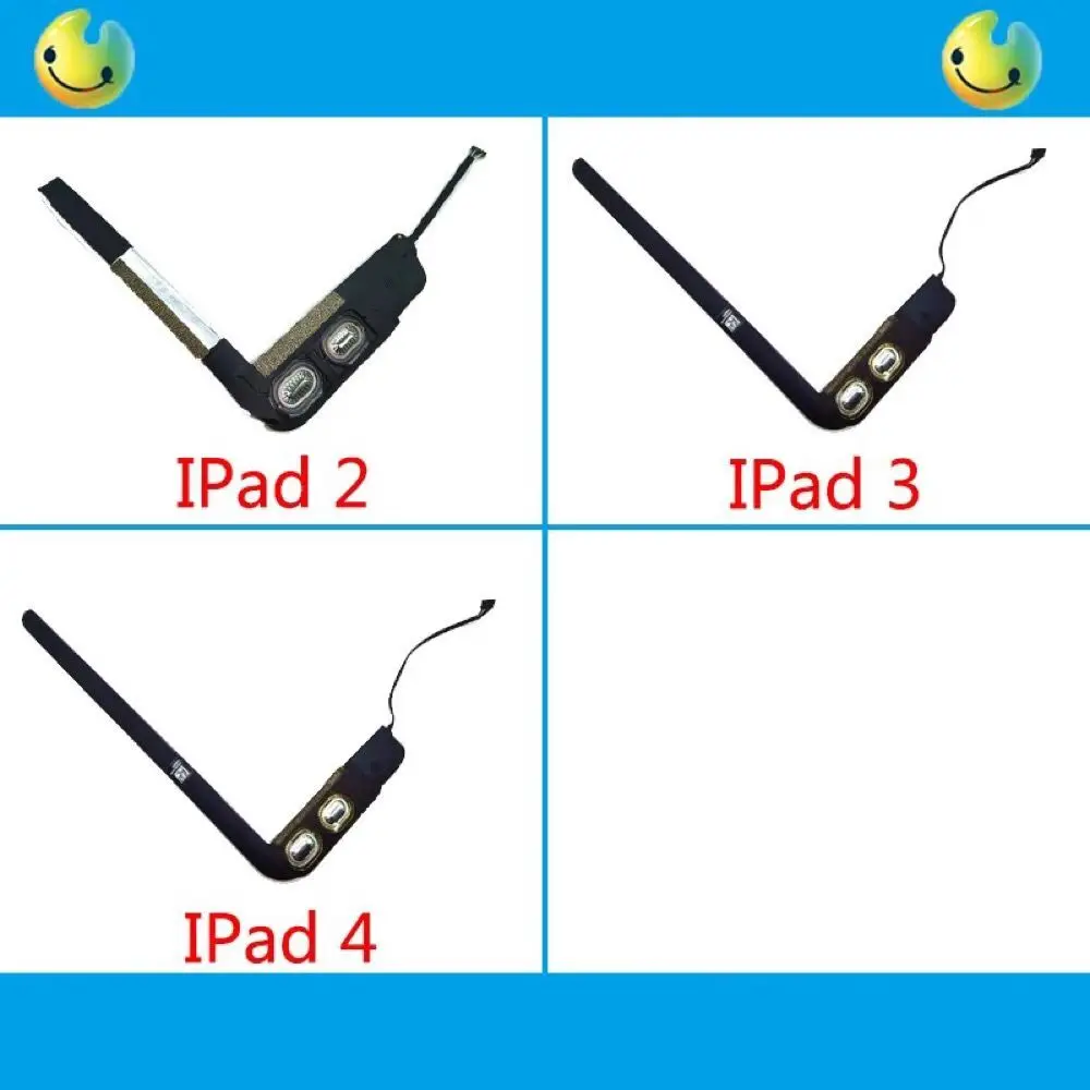 

2 3 4 A1396 A1395 A1458 Panel Tablet Loudspeaker Assembly Inner Speaker Flex Cable Original New Vibrating Motor Smartphone Part