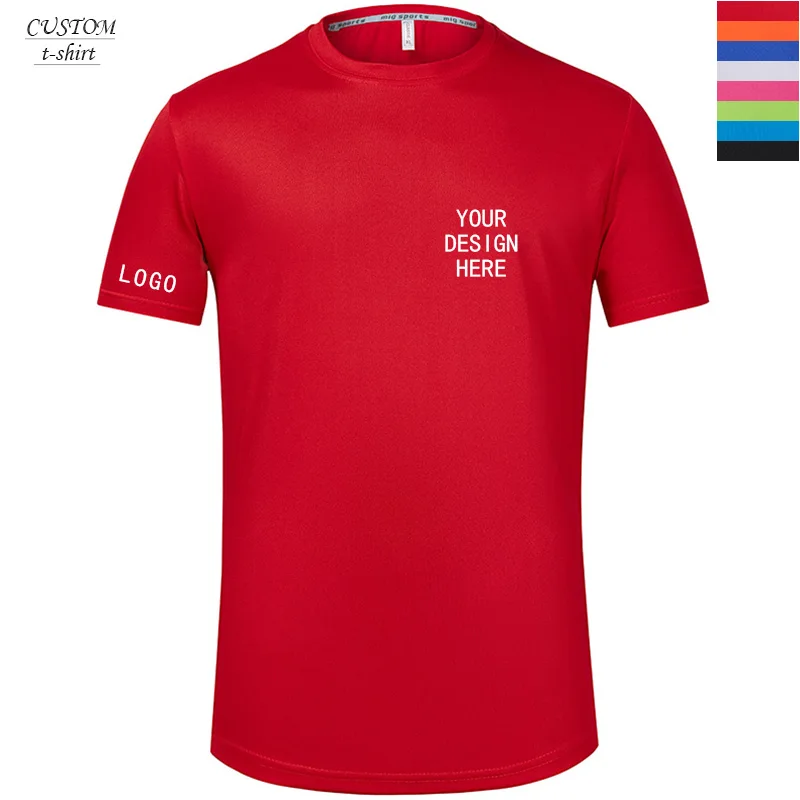 Изготовленный На Заказ печать футболка на каждый день вышивка форменная