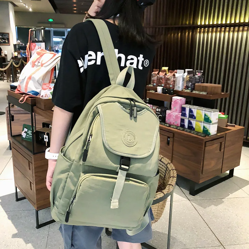 Youda Оригинальная дизайнерская сумка однотонный нейлоновый рюкзак большой