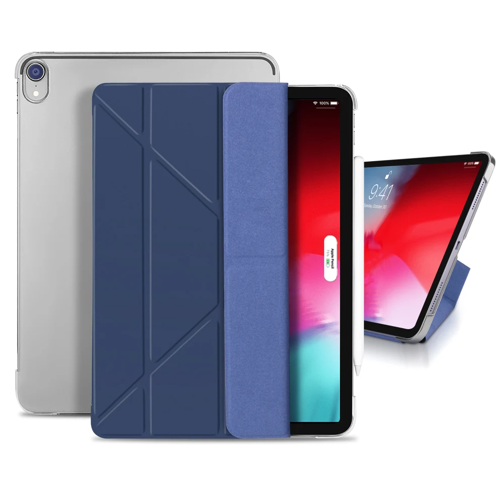 Чехол DOWSWIN для нового iPad 2018 Pro 12 9 кожаный чехол Магнитный с несколькими задними