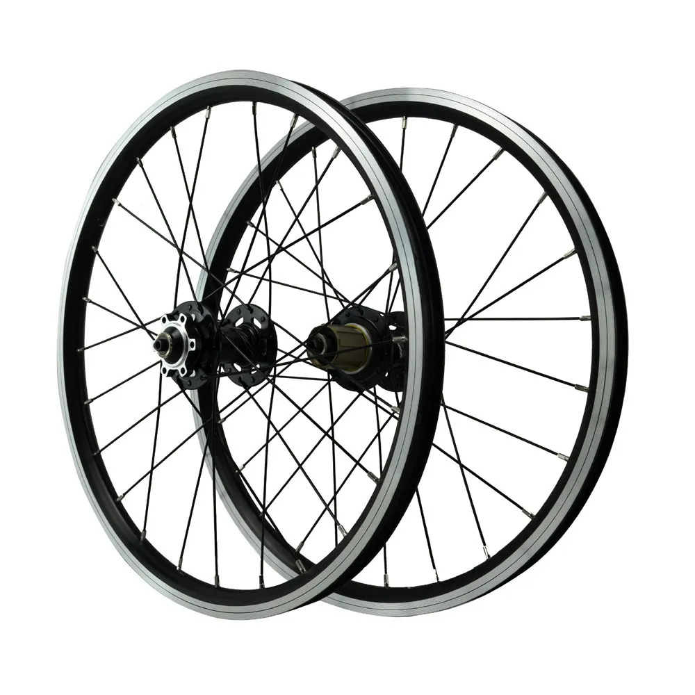 Verkaufen Pasak Mtb Bike Räder 406 Folding BMX Fahrrad Laufradsatz 20 Zoll Disc Bremse V Bremse 24 Löcher QR 9x 100mm 9x135mm