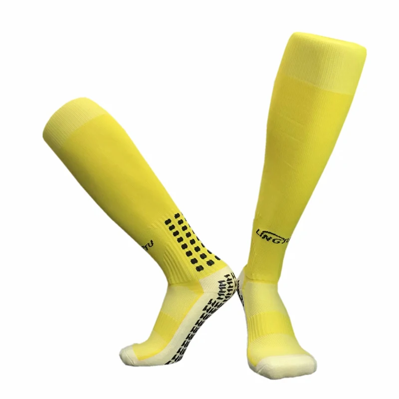 Новые противоскользящие футбольные носки мужские бейсбольные длинные защищать