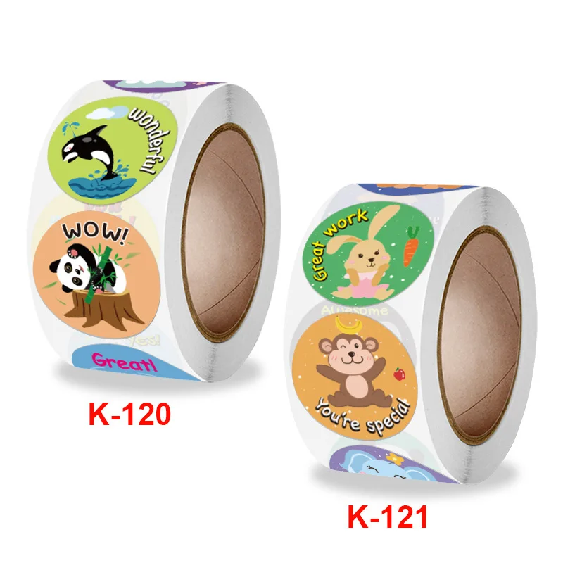 

New 100pcs wholesale pack of children's animals cartoon stickers holiday decoration gift series stickers