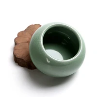 1 set mini ceramic tea sealed pot cans portable handmade container jar loose tea seal can storage tanks for home tea caddies