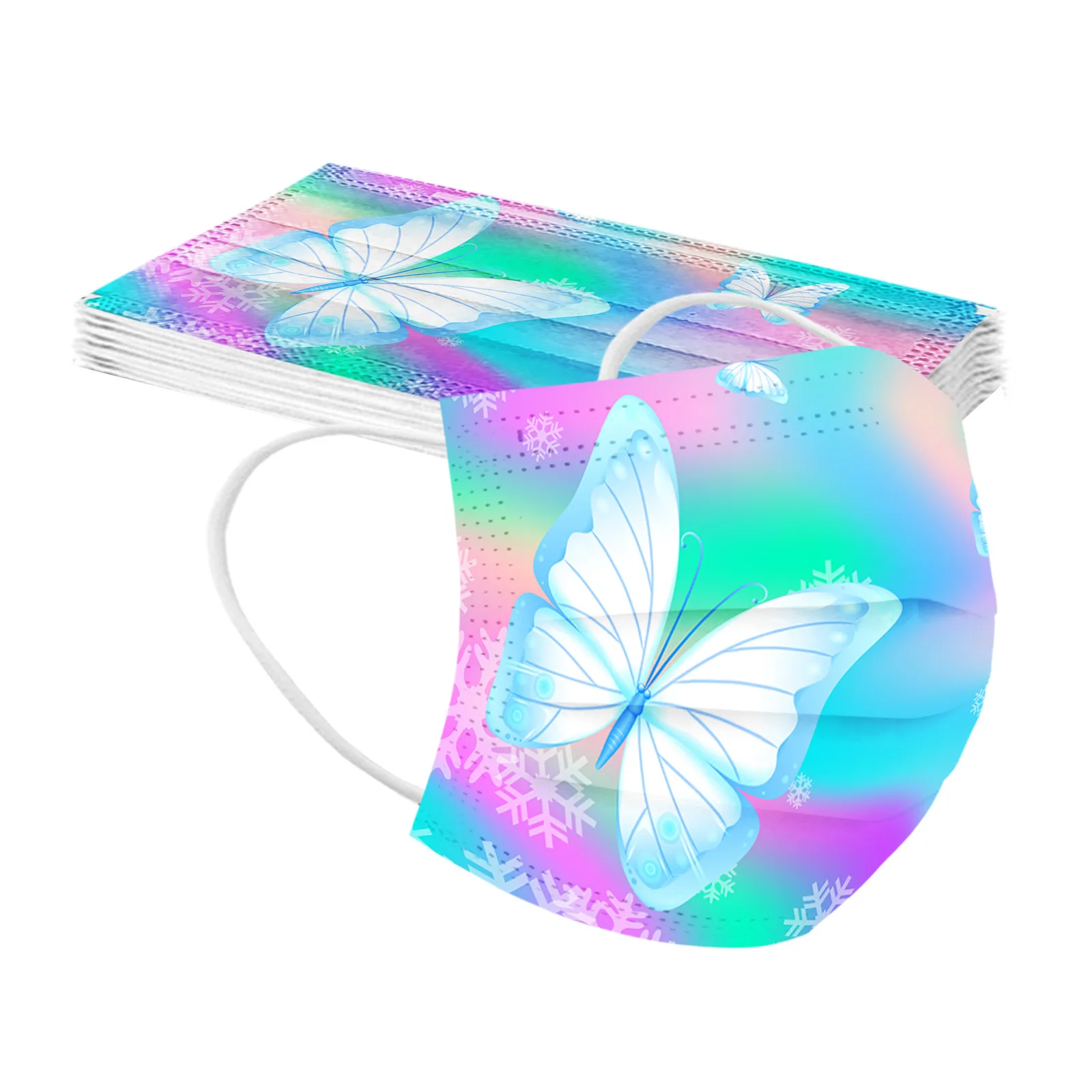 Маска одноразовая для взрослых мужчин и женщин маска промышленная 3 слойная с