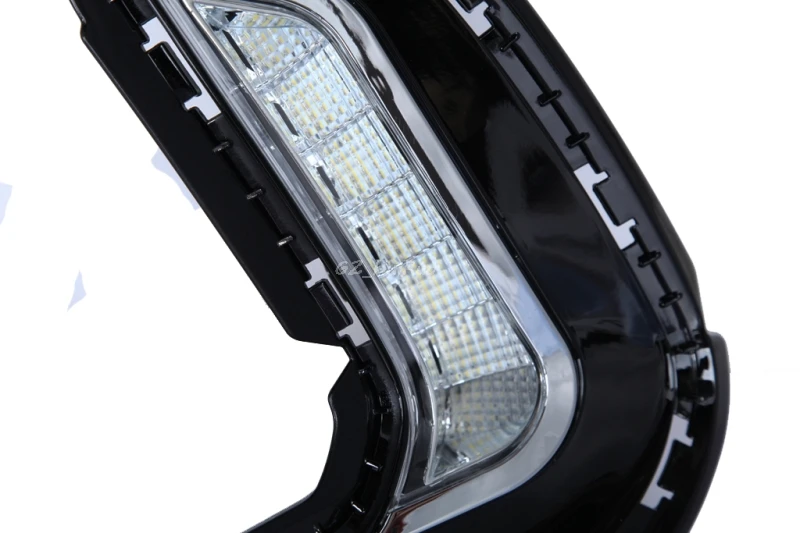 Светодиодный 2Way дневные ходовые огни светильник DRL с желтым сигналом