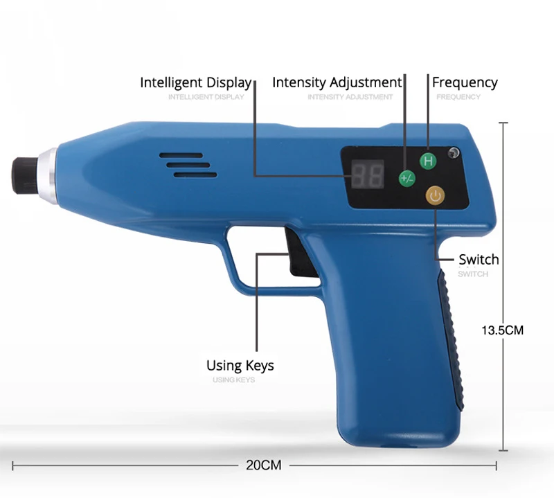 6 Heads 13 Levels Adjustable Spine Chiropractic Instrument Electric Bone Correction Gun Activator Cervical Therapy Massager | Красота и