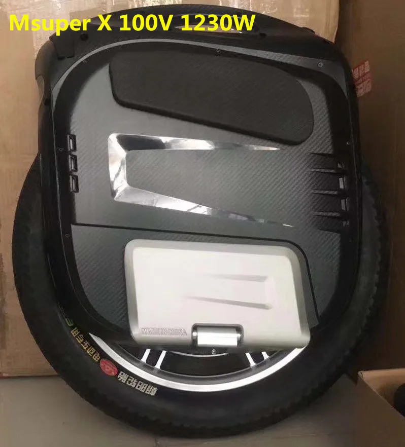 100V 1230WH Новейший электрический Одноколесный велосипед Gotway Msuper X 19 дюймов 1600WH 84 в/100 в 1230WH Максимальная скорость 55 км/ч+, 2000 Вт мотор - Цвет: 100V 1230WH