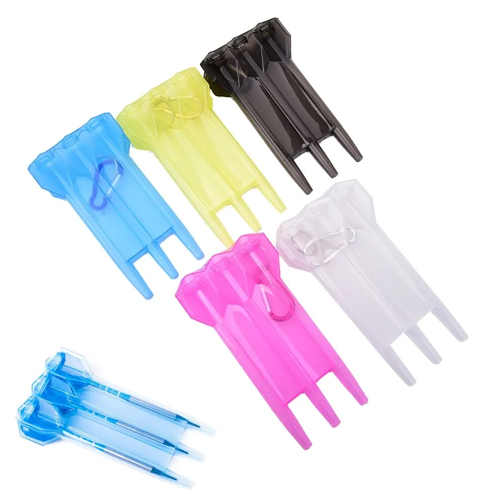 

1 Set 5 Colors Dart Box Plastic Dart Case for Professional Dart Player
