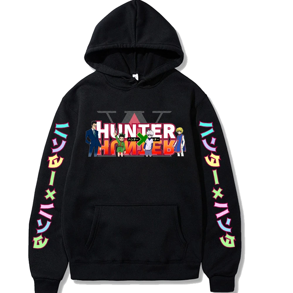 

Hunter X Hunter Hoodie Winter Sweatshirts Kurapika GON FREECSS Manga Cotton Hoodies Pullovers Tops Men Clothes