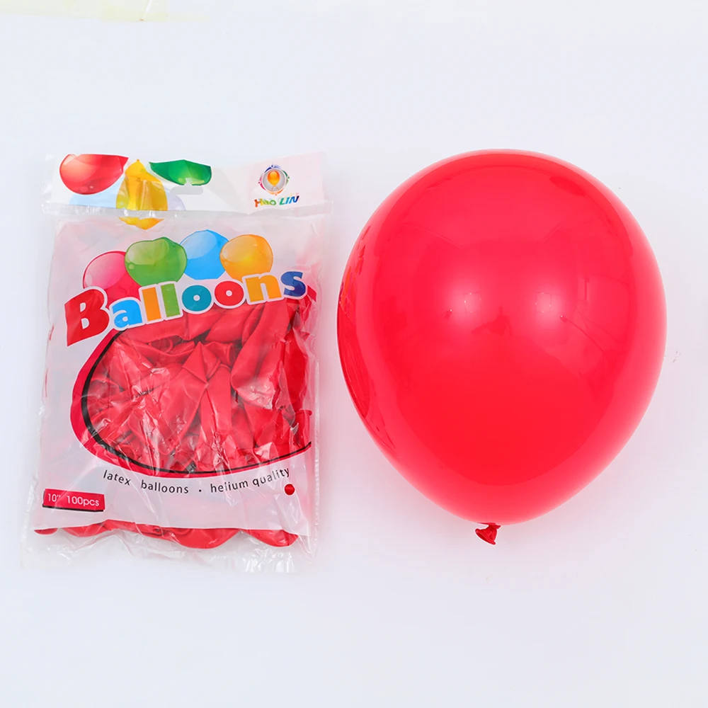 135 шт. рубиновые красные глянцевые жемчужные латексные воздушные шары зеркальные