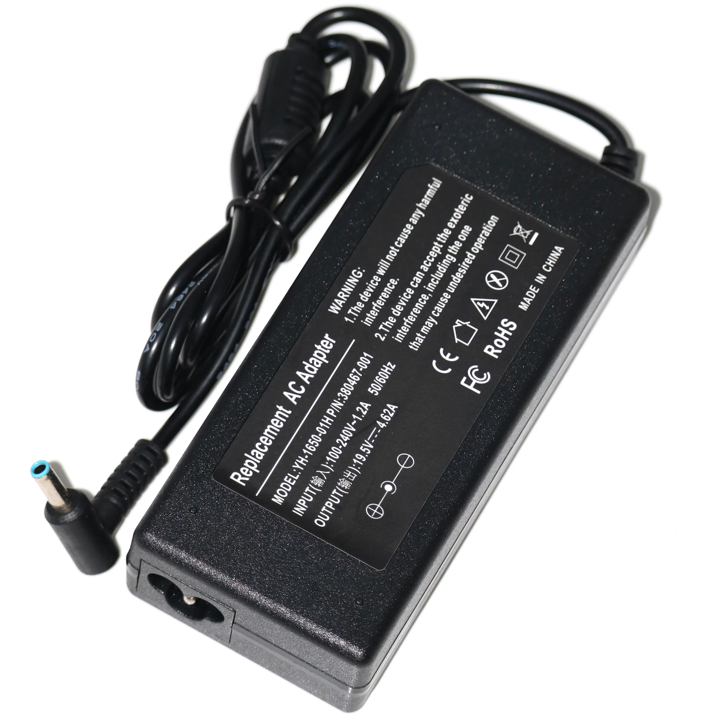 

90W 19.5V 4.62A Powerfast Laptop-Charger compatible with HP Envy Touchsmart Sleekbook 15 17 M6 M7 Pavilion 11 14 15 17 X360 M3
