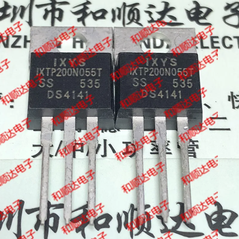 

10 шт./лот IXTP200N055T2 новый оригинальный запас TO-220 55V 200A