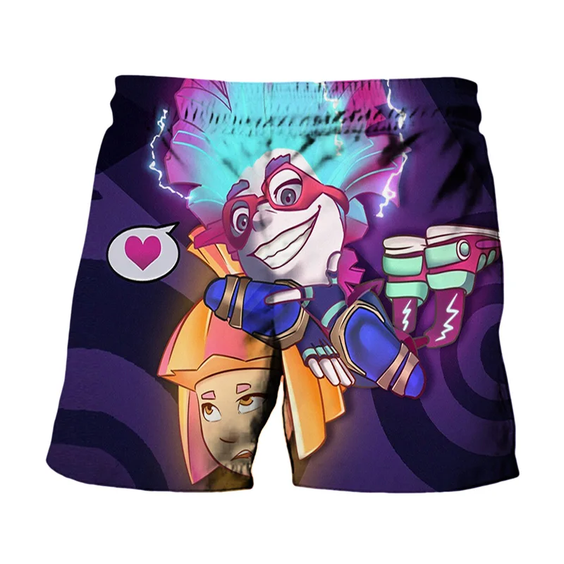 

The Fixies 3D Shorts Summer Vacation Cartoon Beach Shorts 3D Printed Casual Loose Swimming Trunks For A Boy Running Sport Shorts