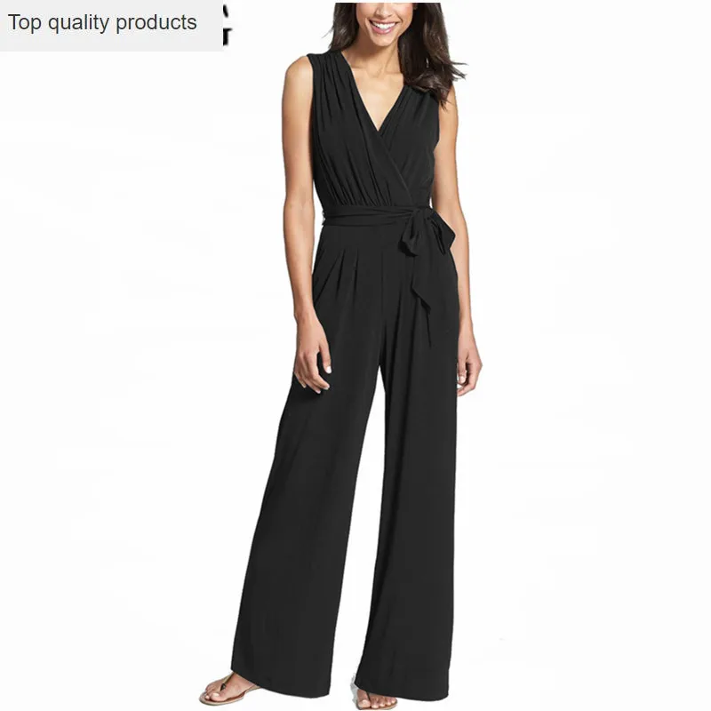 Женские комбинезоны комбинезон без рукавов с v образным вырезом женские Летний