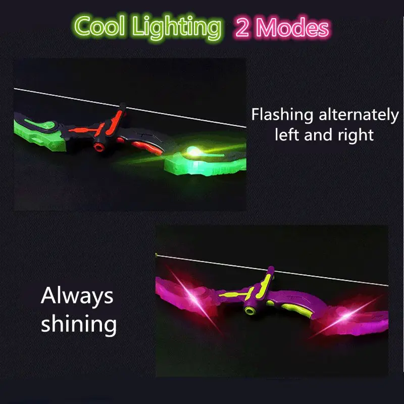 Светильник для стрельбы из лука лук и стрела игрушечный набор мальчиков девочек