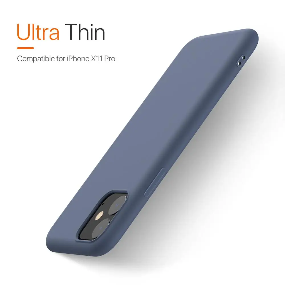 Жидкий силиконовый чехол для телефона 1000 шт. совместимый с iPhone 11 Pro 2019