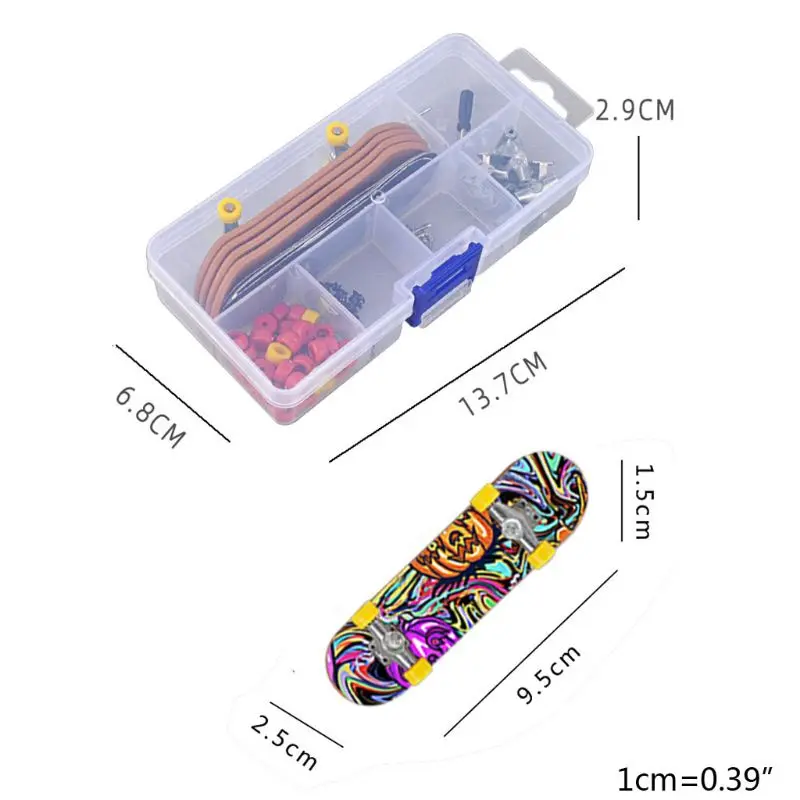 

Plastic Mini Finger Skating Board Table Game Toy Kids Skateboard Children Finger Fingerboard Scooter Skate Educational Gifts