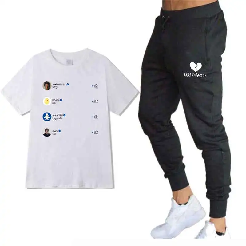 Новинка модная футболка призванная рэперу XXXtentacion Мужская Rip xxxtentacion хип хоп