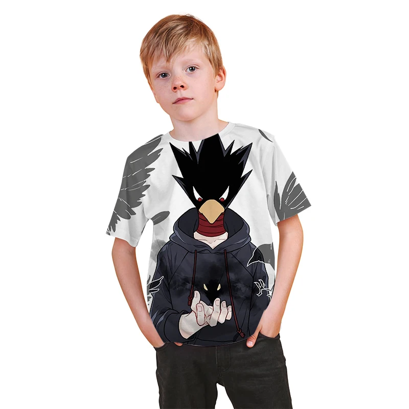 

2020 New My Hero Academia 4-14Year Children T Shirt Midoriya Izuku 3D Printed Boku No Hero Academia Boy Girl Kids Tops Cool Tee