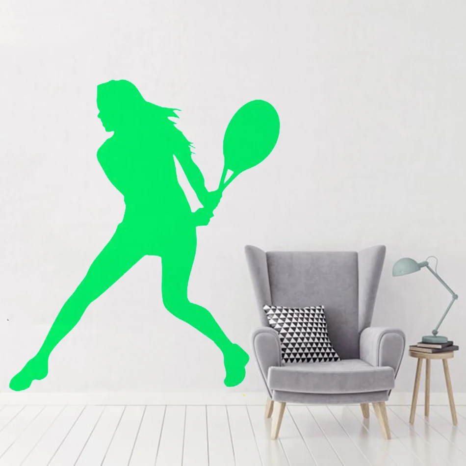 YOYOYU настенные Стикеры теннис виниловая художественная Наклейка Съемный