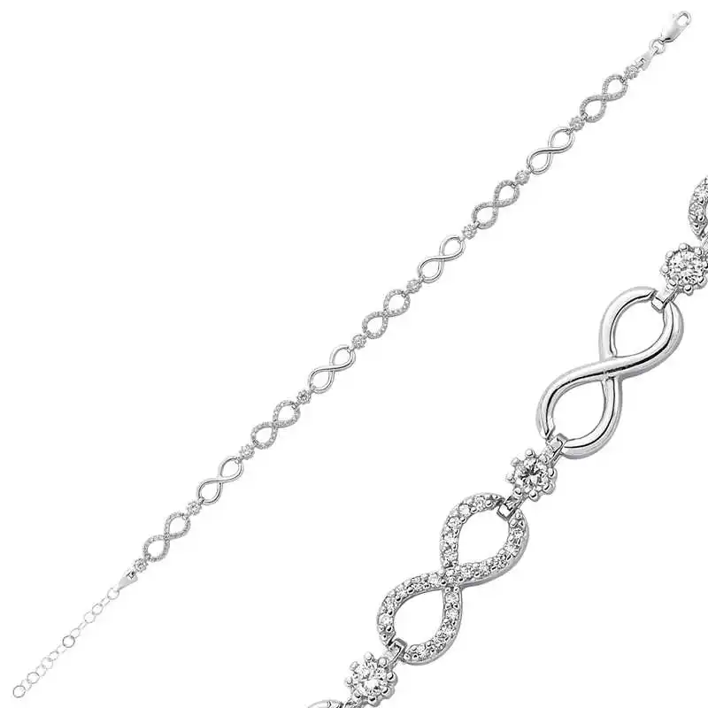 

Silver Infinity Ladies Bracelet