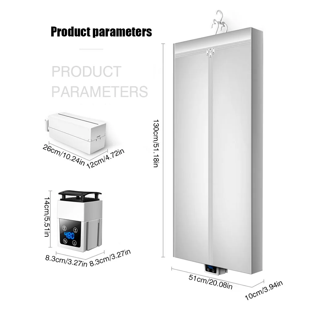 

220V Electric Clothes Dryer Folding Portable Quick Drying Clothes Shoes Boots Household Electric Clothes Drying Dryer Hanger