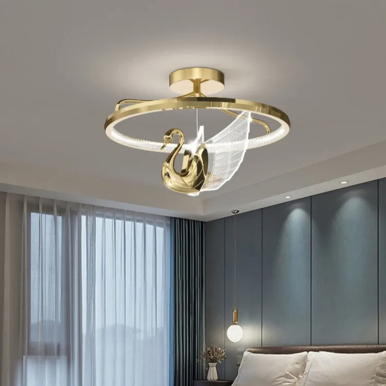 Современный позолоченный/розовое золото светодиодный подвесной светильник с