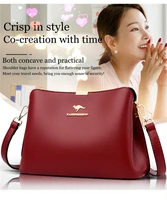 cady fini kangaroo designer brand bags women pu leather handbags 2021 luxury ladies hand bags purse fashion shoulder bags