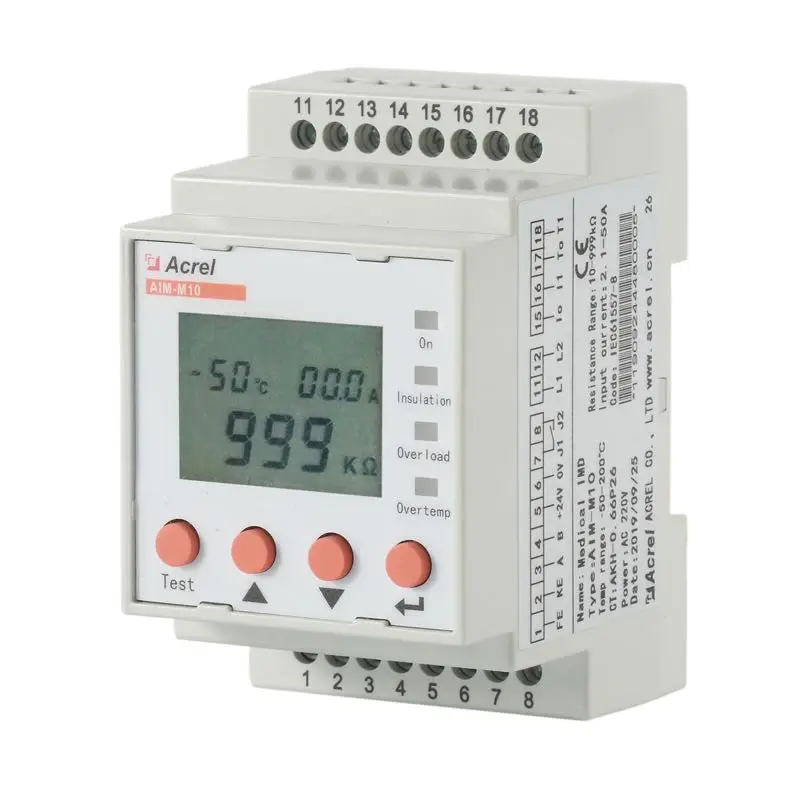 

healthcare facilities Insulation Monitoring Relay AIM-M10 for hospital IEC 61557 approved