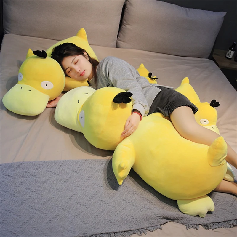 Kawaii Psyduck daze желтая утка плюшевая мягкая подушка большого размера украшение для