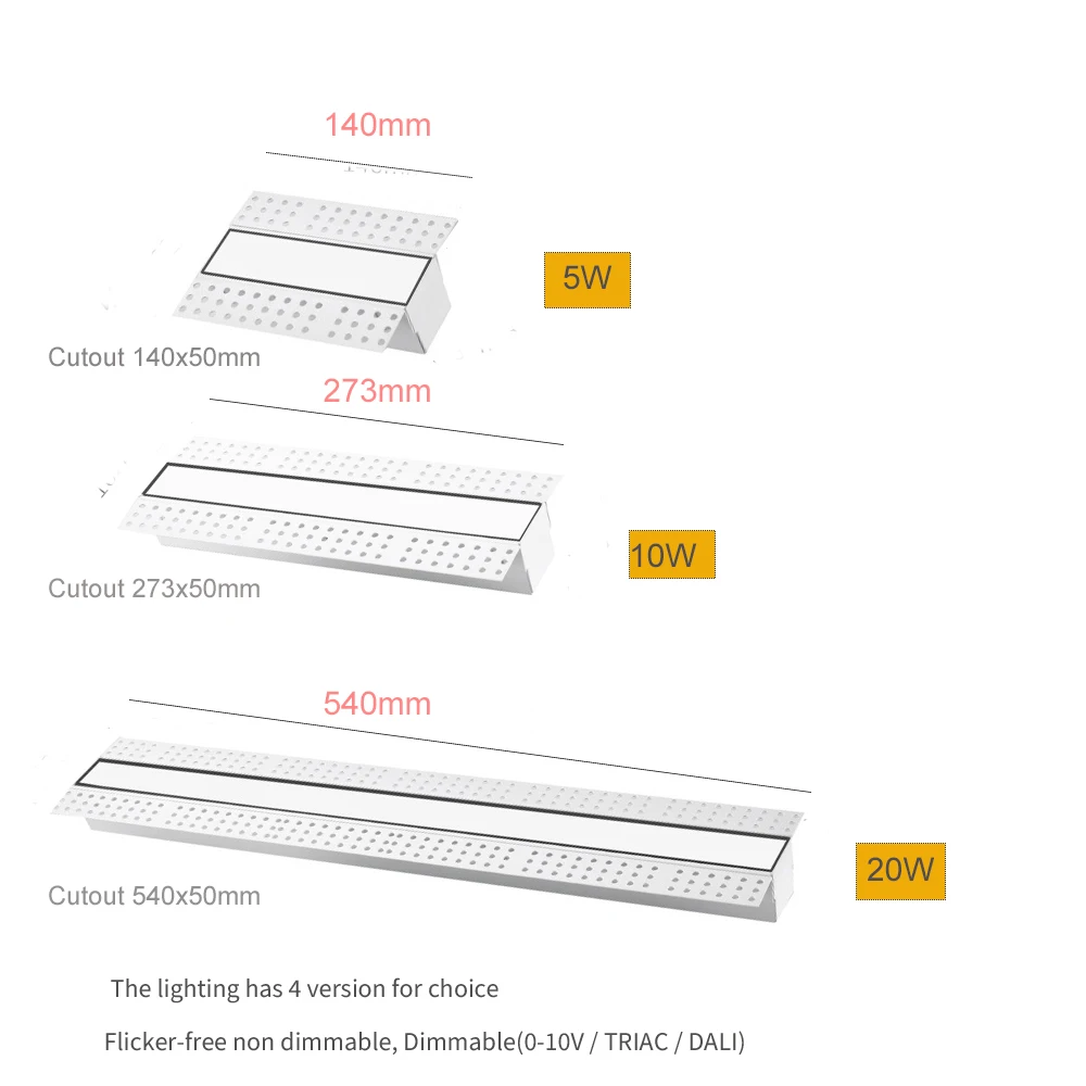 Visual Comfort Line LED Flood Down Light Recessed General Lighting Hold with Magnet 5W 10W 20W for Living Room Office Public | Лампы и