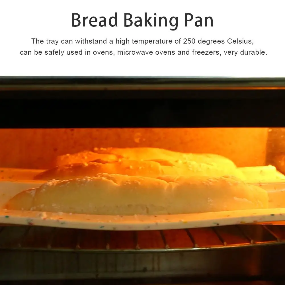 Household Bread Silicone Baking Pan Non-stick French Baguette Grill Mold Kitchen Cake Tool |