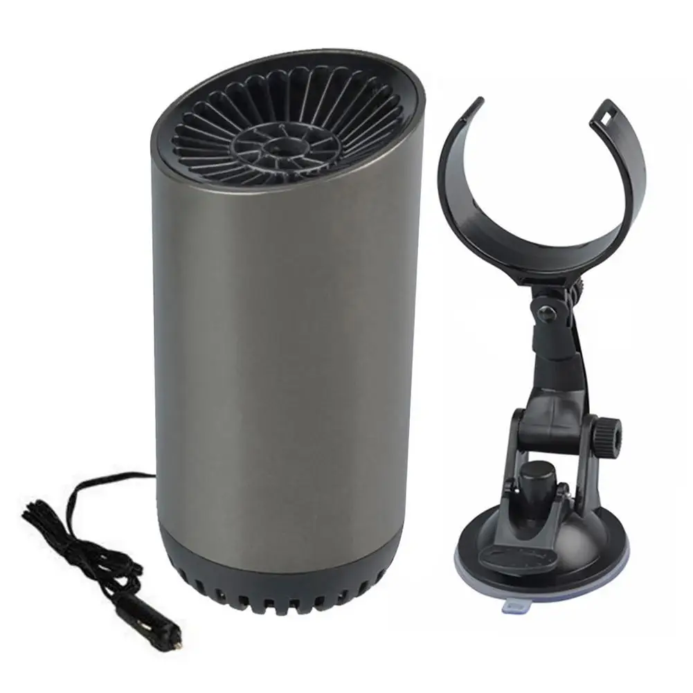 

Windshield Car Heater 360-Degrees Rotatable Portable Car Heater Defroster ABS Auto Heating Fan And -Lighter Fast Heating For Car