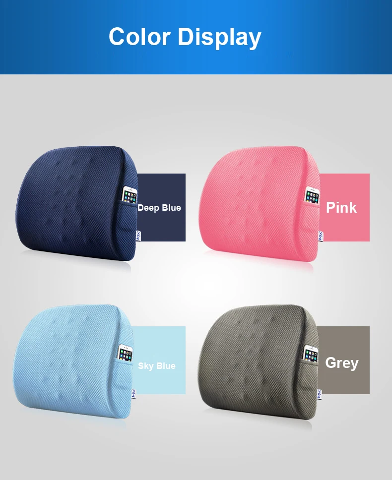 PurenLatex Memory Foam поясная подушка поясничная Подушка позвоночник ортопедическое автомобильное сиденье офисный диван стул ЗАДНИЕ подушки позвоночник защита