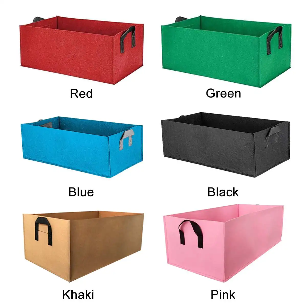 

5Sizes Garden Planting Grow Bag Non-Woven Fabric Fruit Vegetable Potato Tomato Planter Planting Containers Growth Planting Bag