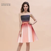 satin short cocktail dresses sleeveless a line party dresses mini black pink cute girl dress women %d0%ba%d0%be%d0%ba%d1%82%d0%b5%d0%bb%d1%8c vestidos coctel