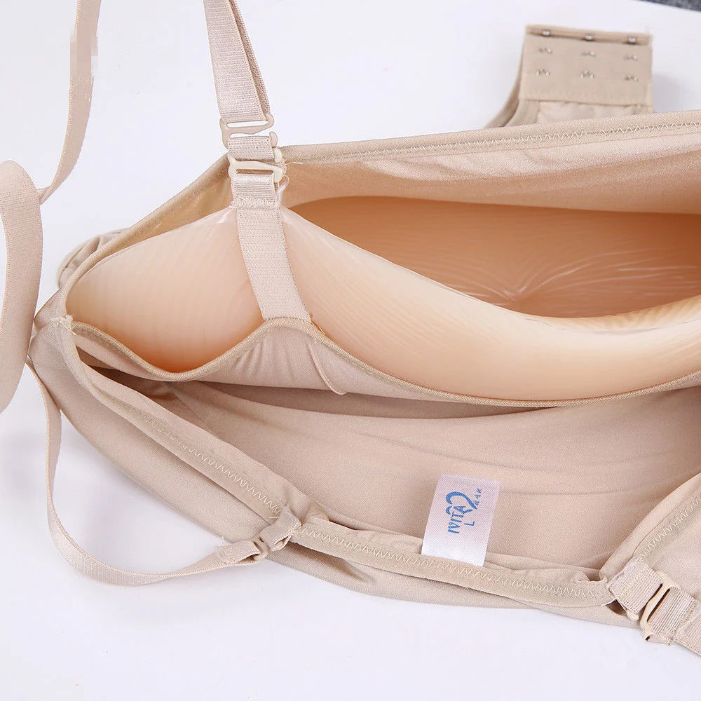 

Prothesis Silicone Belly Tummy Cloth Bag Woman Pregnant Bump 1500g 5-6 Months