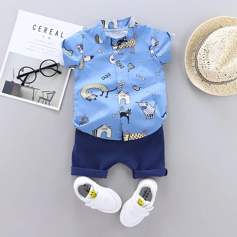 Комплекты летней одежды для мальчиков Детские вечерние комплекты хлопковые