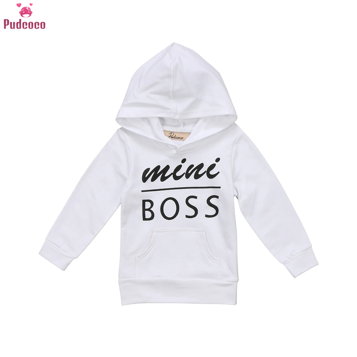 

New Toddler Newborn Baby Long Sleeve Letter Tops Boy Girl T-Shirts Black and White Top