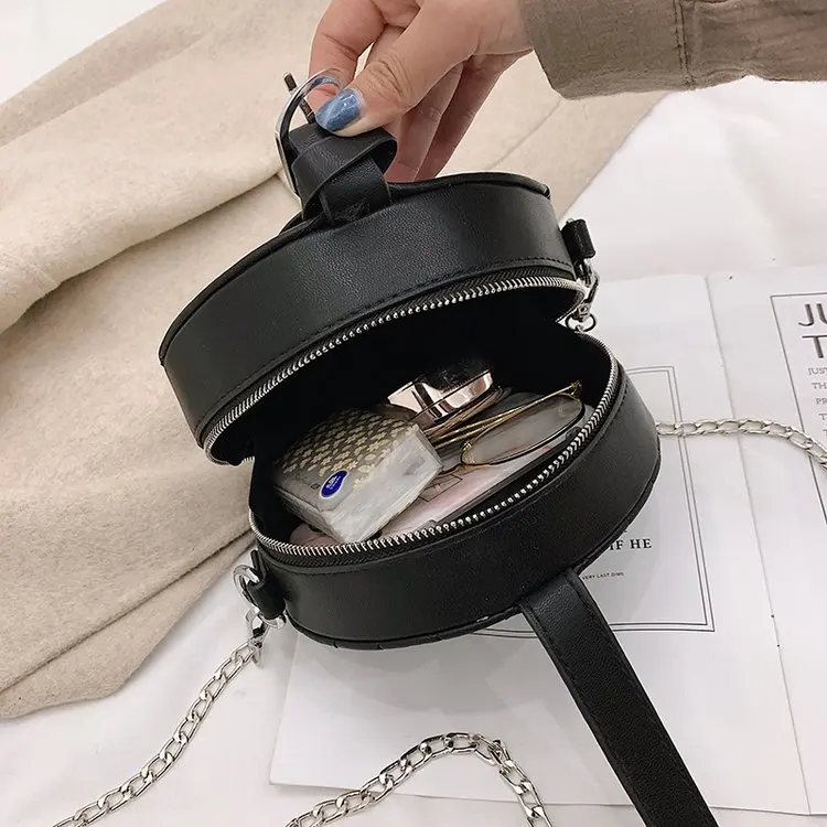 2019 Женская мини-сумка-слинг с клапаном из искусственной кожи сумки застежками и