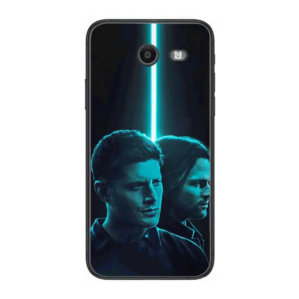 

Supernatural SPN style Phone Case Hull For Samsung Galaxy J 4 3 5 6 7 8 EU 2018 Plus 2017 Black Shell Art Cell Cover TPU
