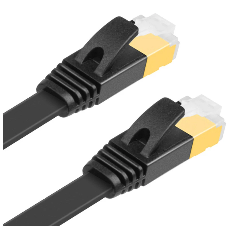 CAT7 Ethernet кабель RJ45 10 ГБ быстрый экранированный SSTP сетевой плоский LAN патч корд Cat7